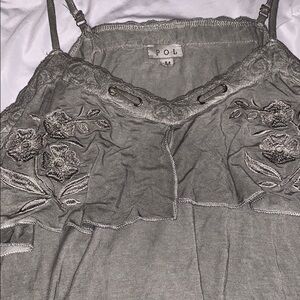 pol M olive green tank